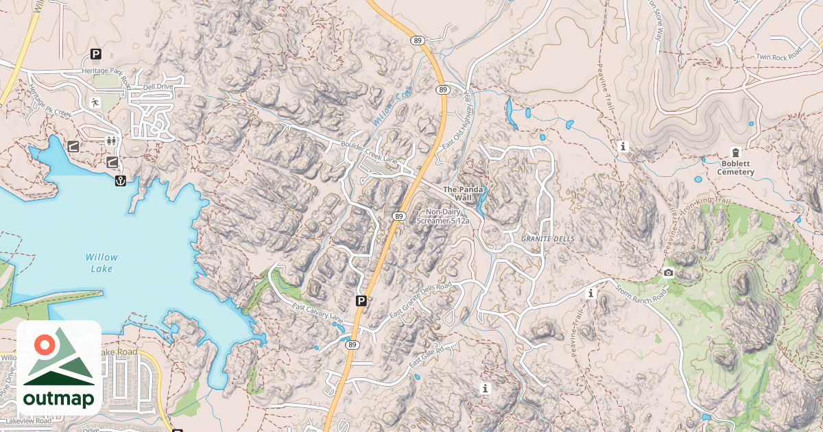 Map of Non-Dairy Screamer