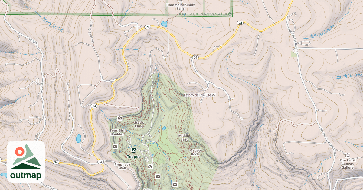 Map of Fatboy deluxe Lite