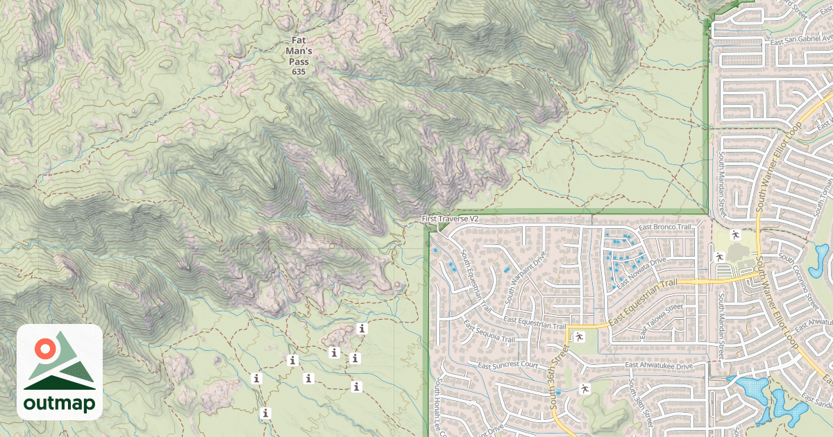 Map of First Traverse