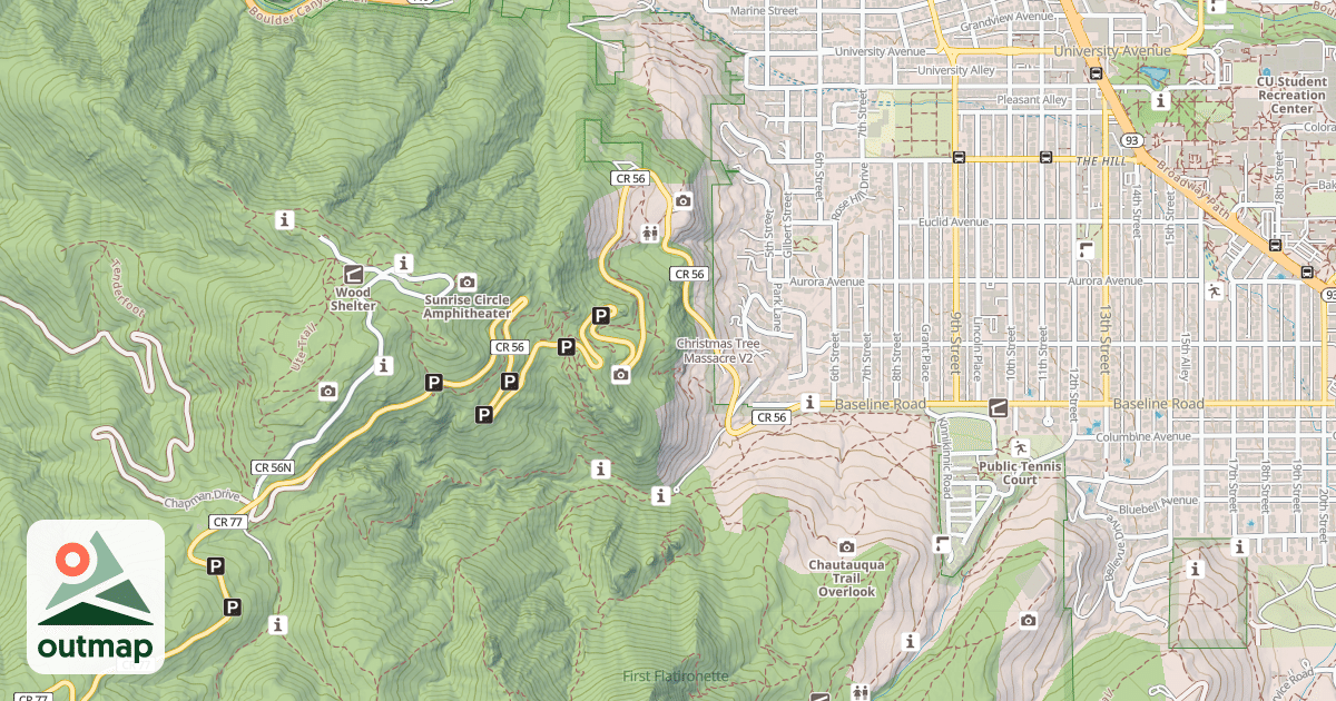 Map of Christmas Tree Massacre