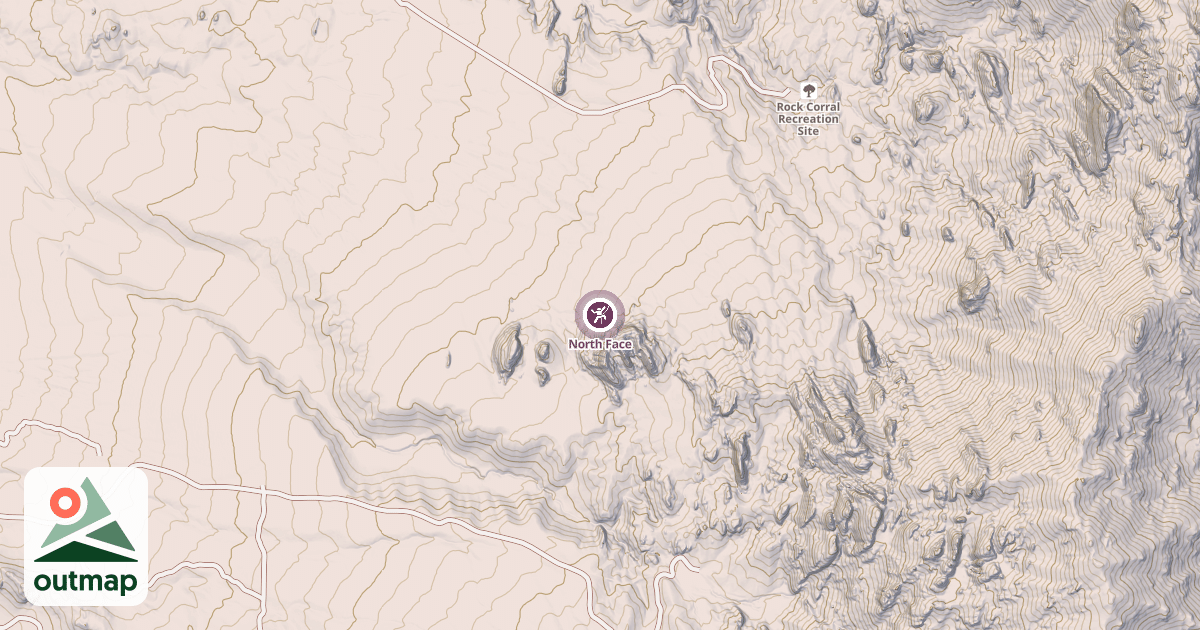 Map of North Face