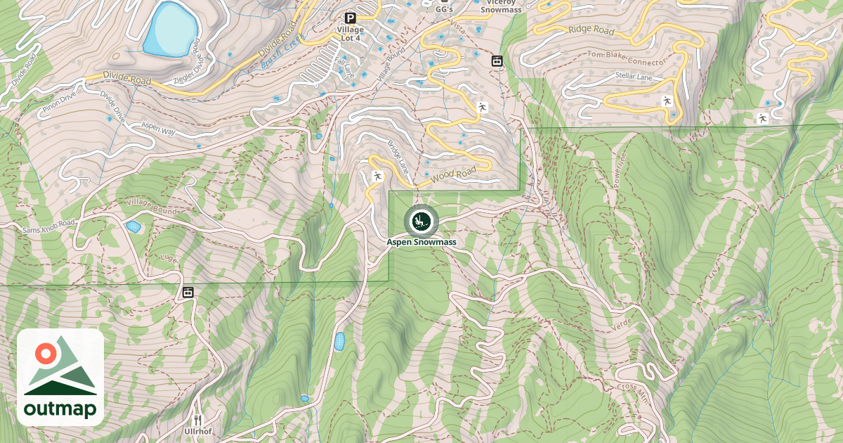 Map of Aspen Snowmass