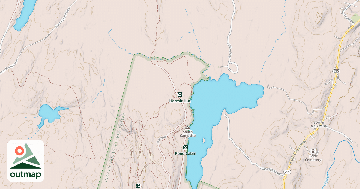 Map of Hermit Hut