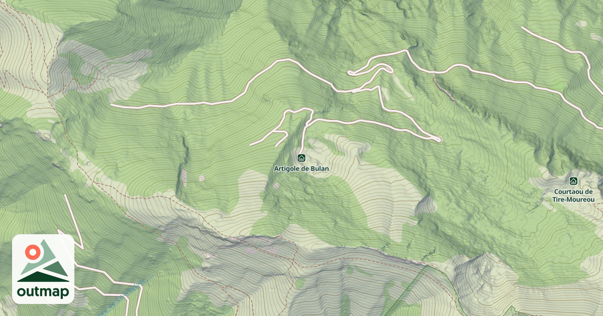 Map of Artigole de Bulan