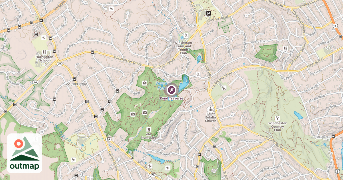 Map of Pond Traverse