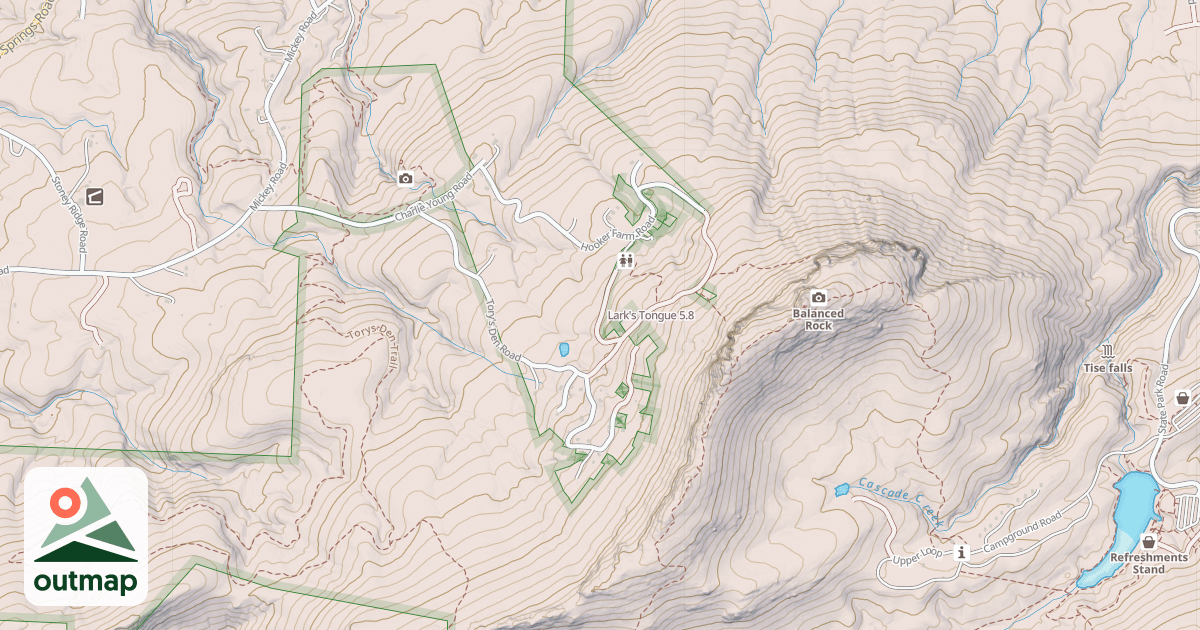 Map of Lark's Tongue