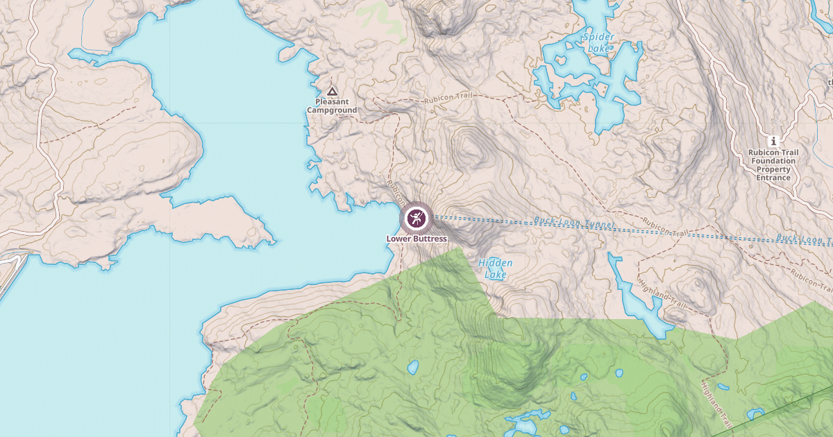 Map preview of Lower Buttress
