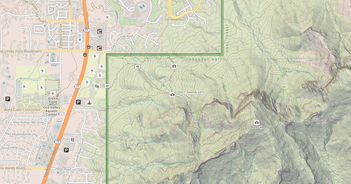 Map preview of Don't Swerve