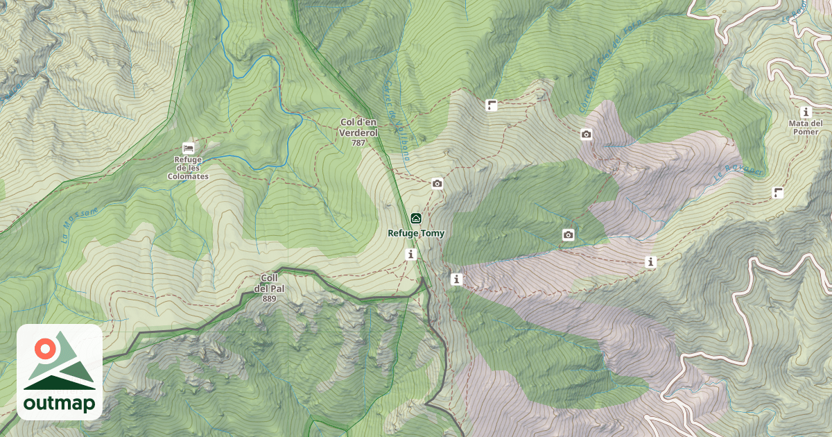 Map of Refuge Tomy