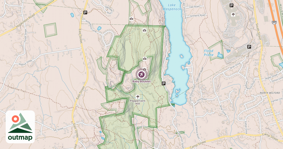 Map of Baby Boulder