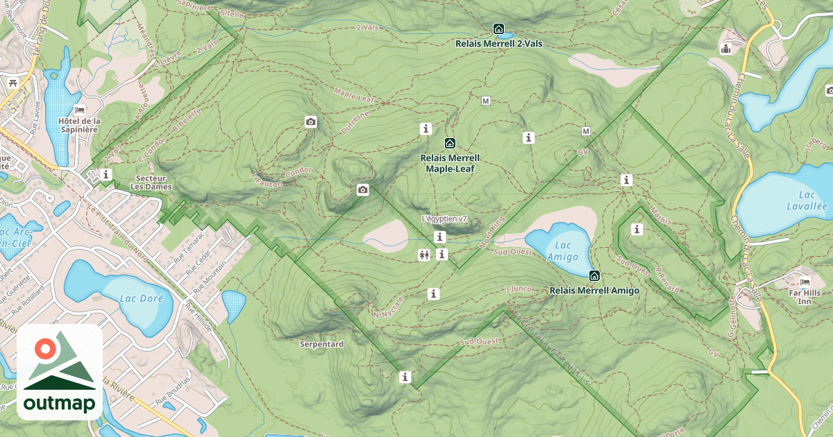 Map of L’égyptien