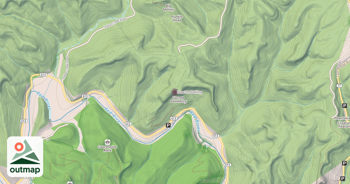 Map of Now I'm Nothing
