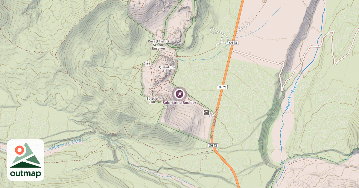 Map of Submarine Boulder