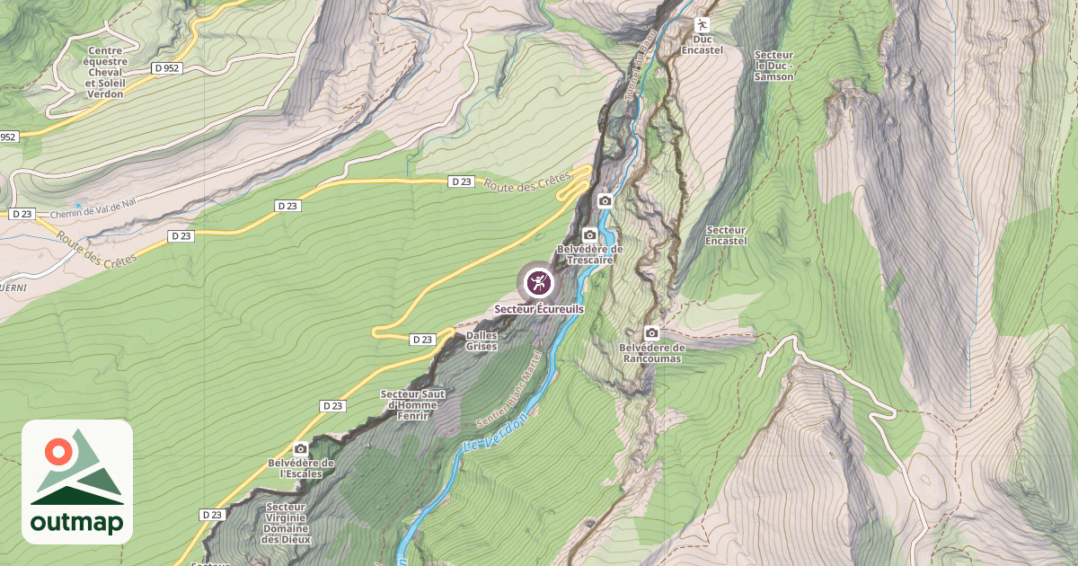 Map of Secteur Écureuils