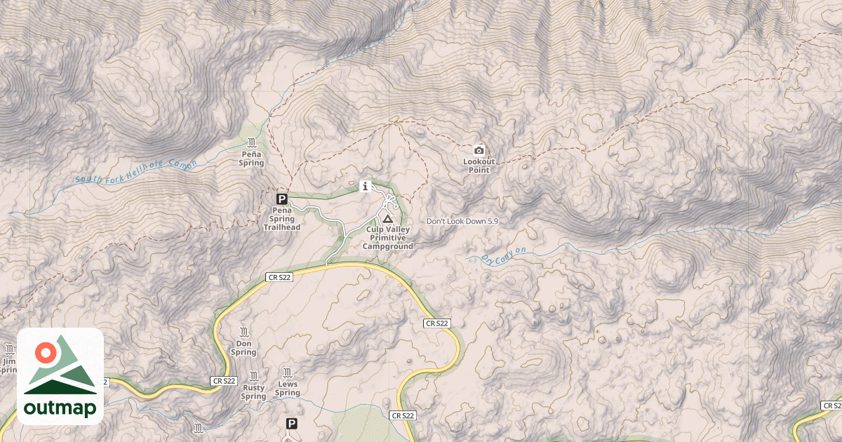 Map of Don't Look Down