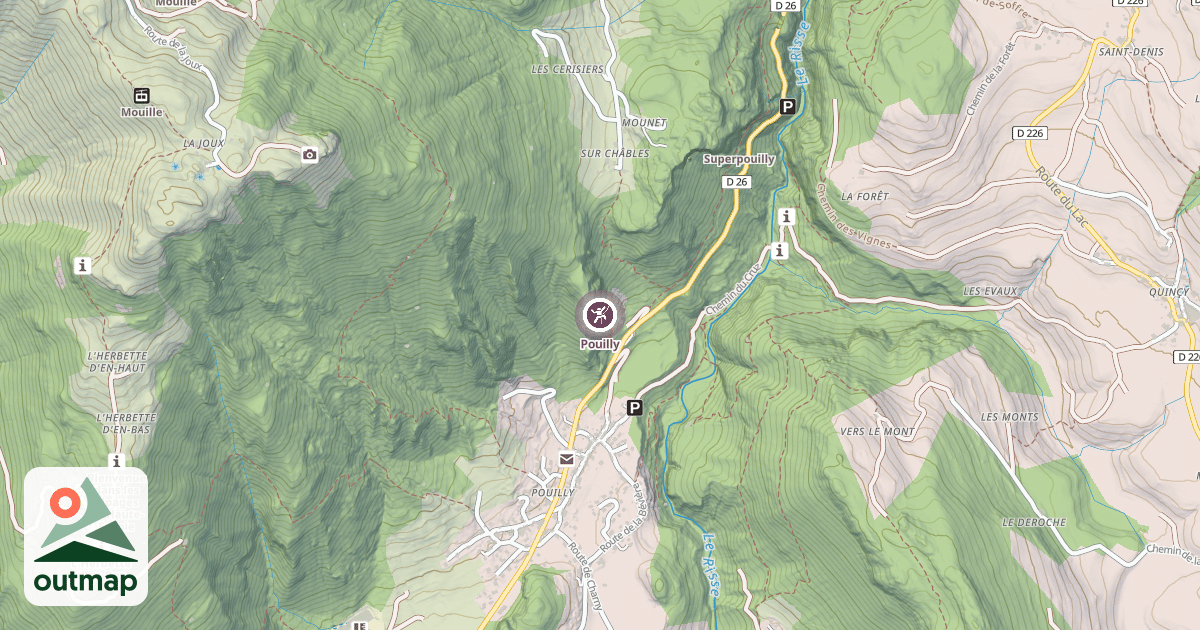 Map of Pouilly