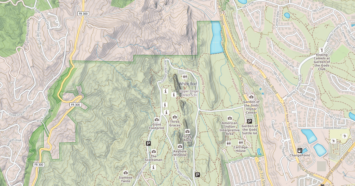 Map preview of Upper Finger Direct