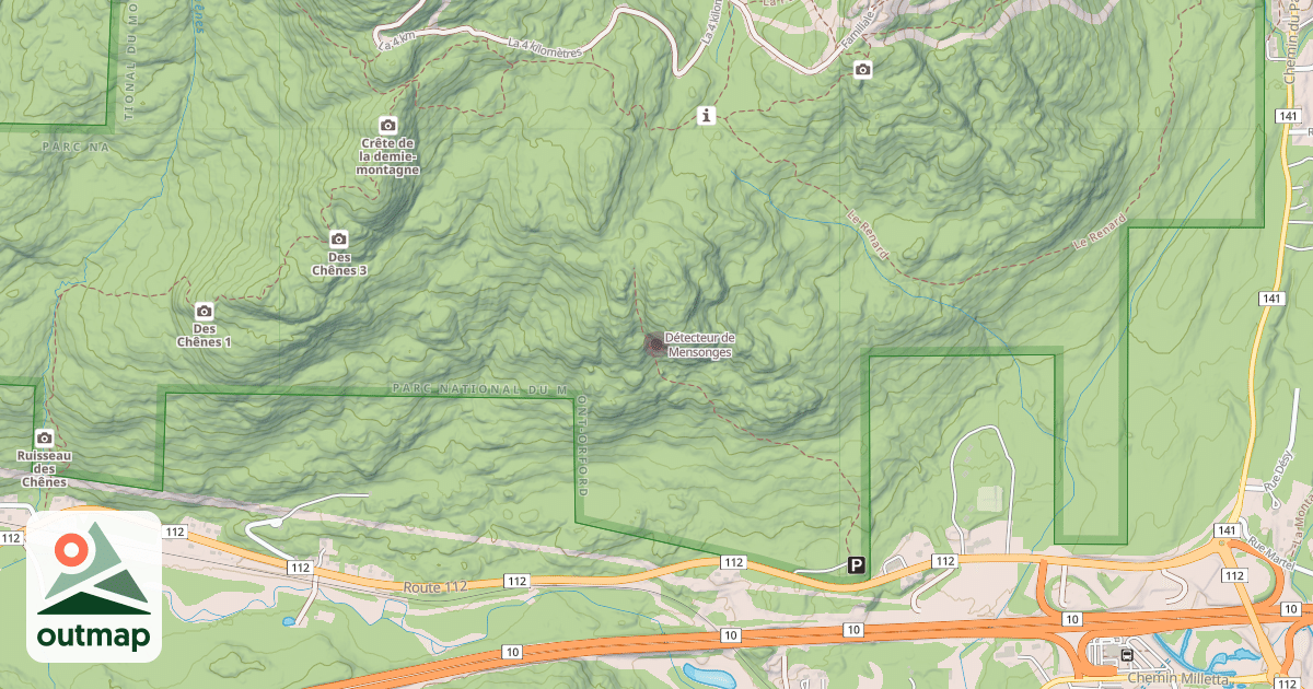 Map of Détecteur de Mensonges
