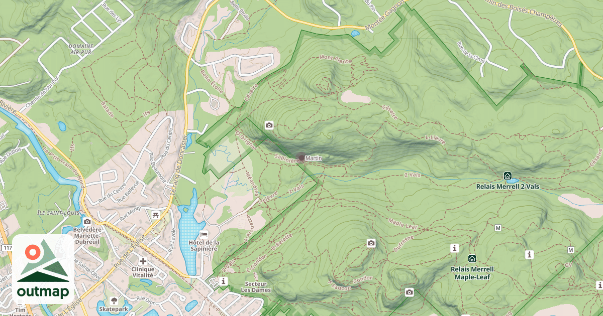 Map of Martin