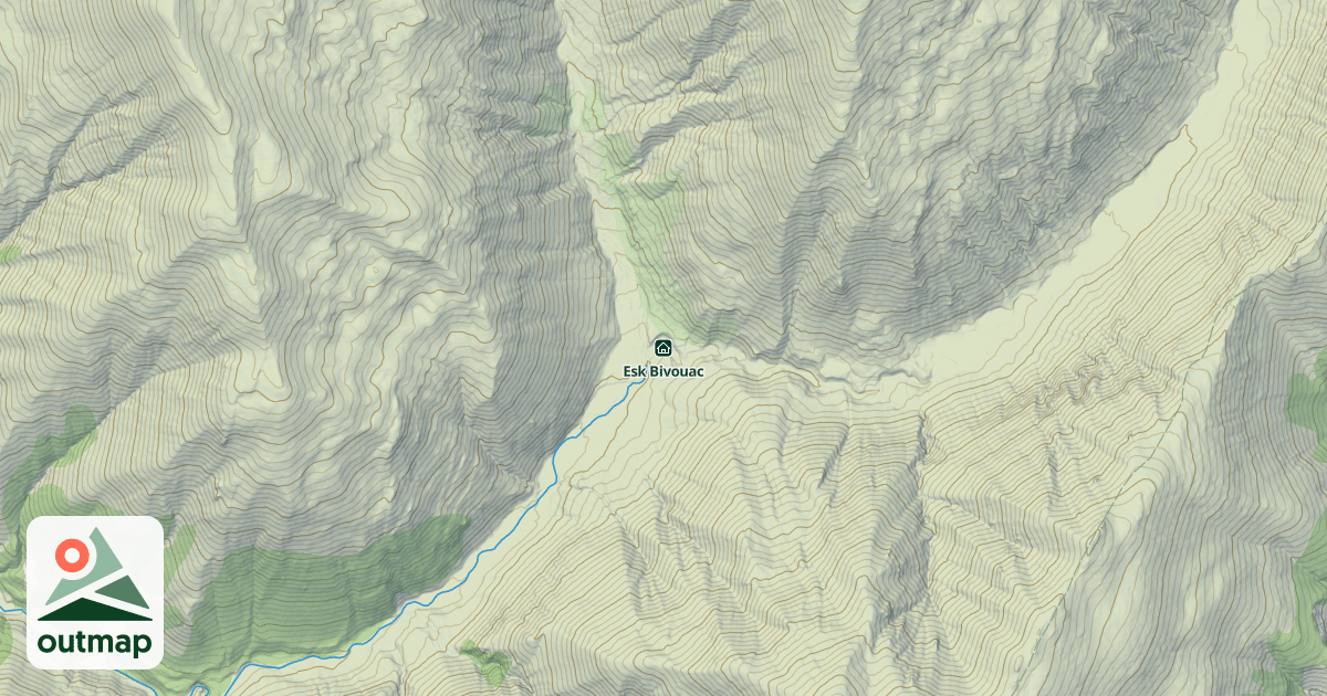 Map of Esk Bivouac