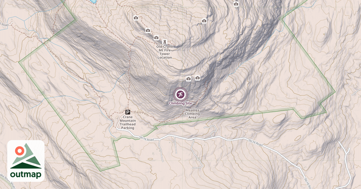 Map of Climbing Site