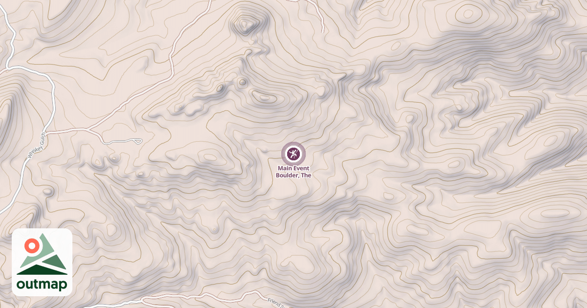 Map of Main Event Boulder, The