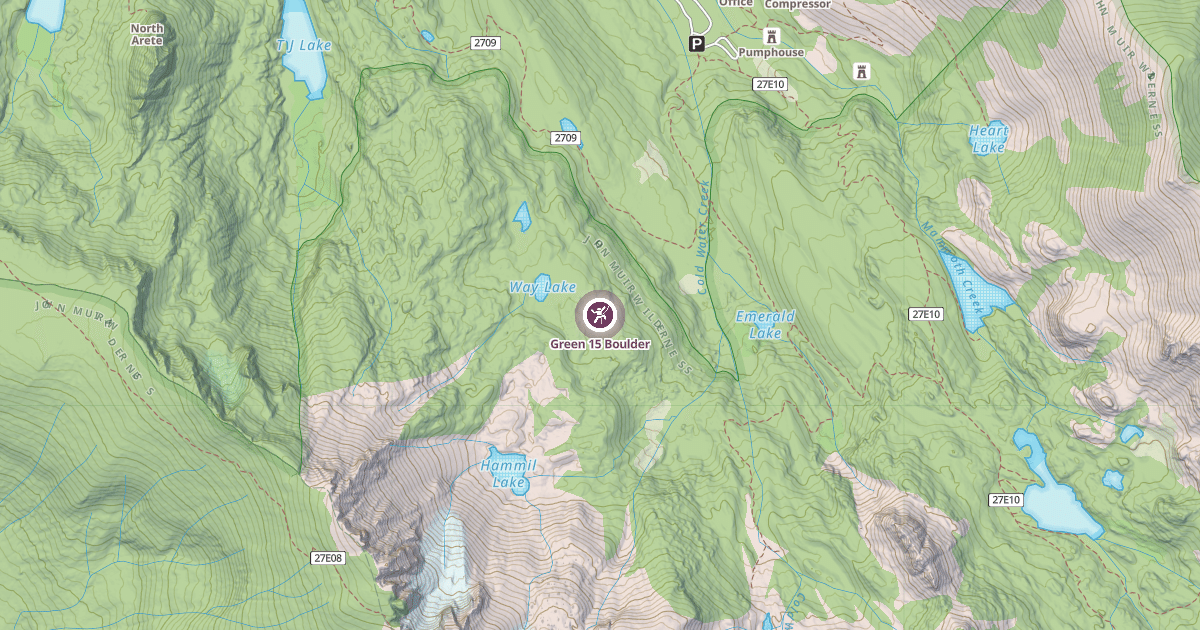 Map preview of Green 15 Boulder