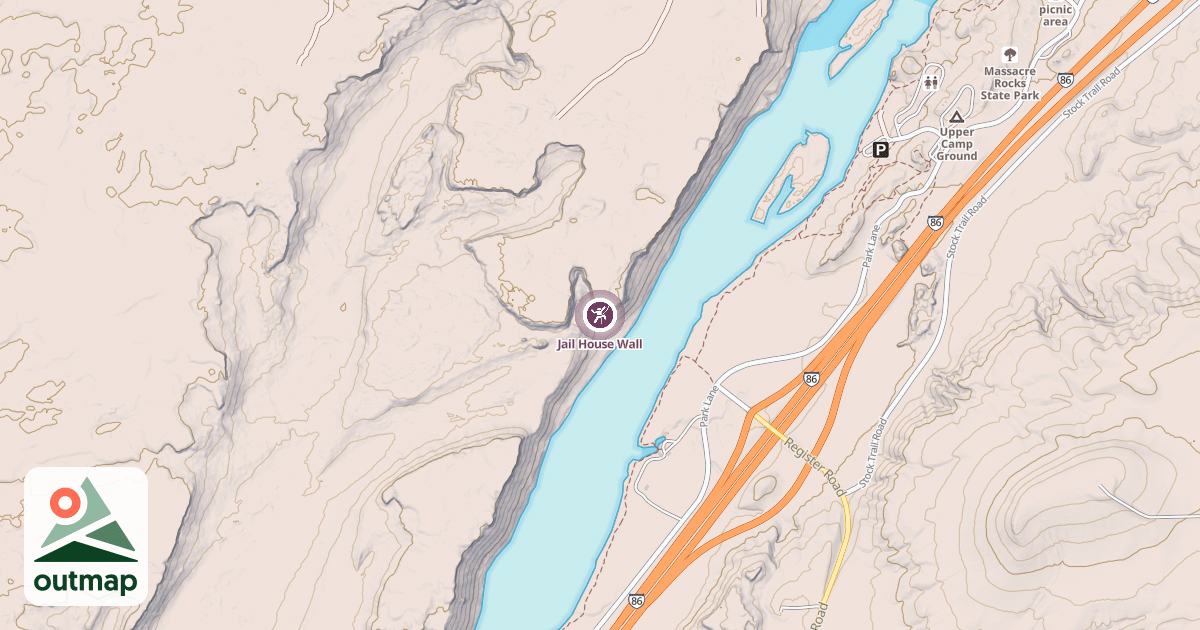 Map of Jail House Wall