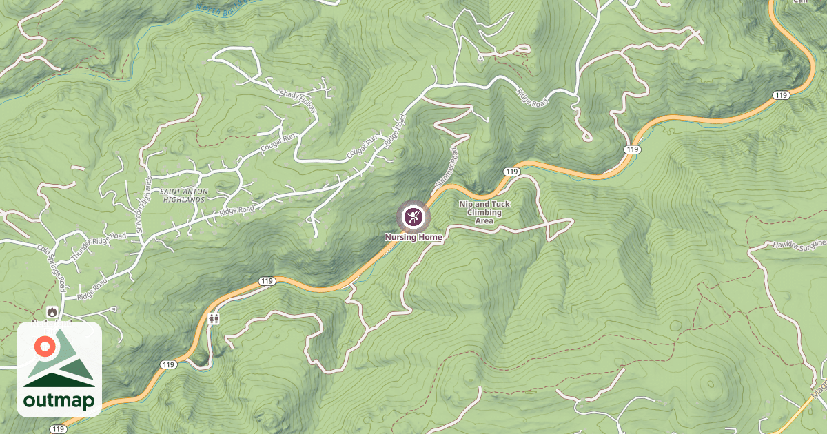 Map of Nursing Home