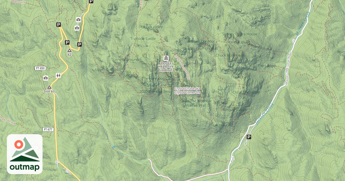 Map of Crystal Cruise aka Crystal Corner