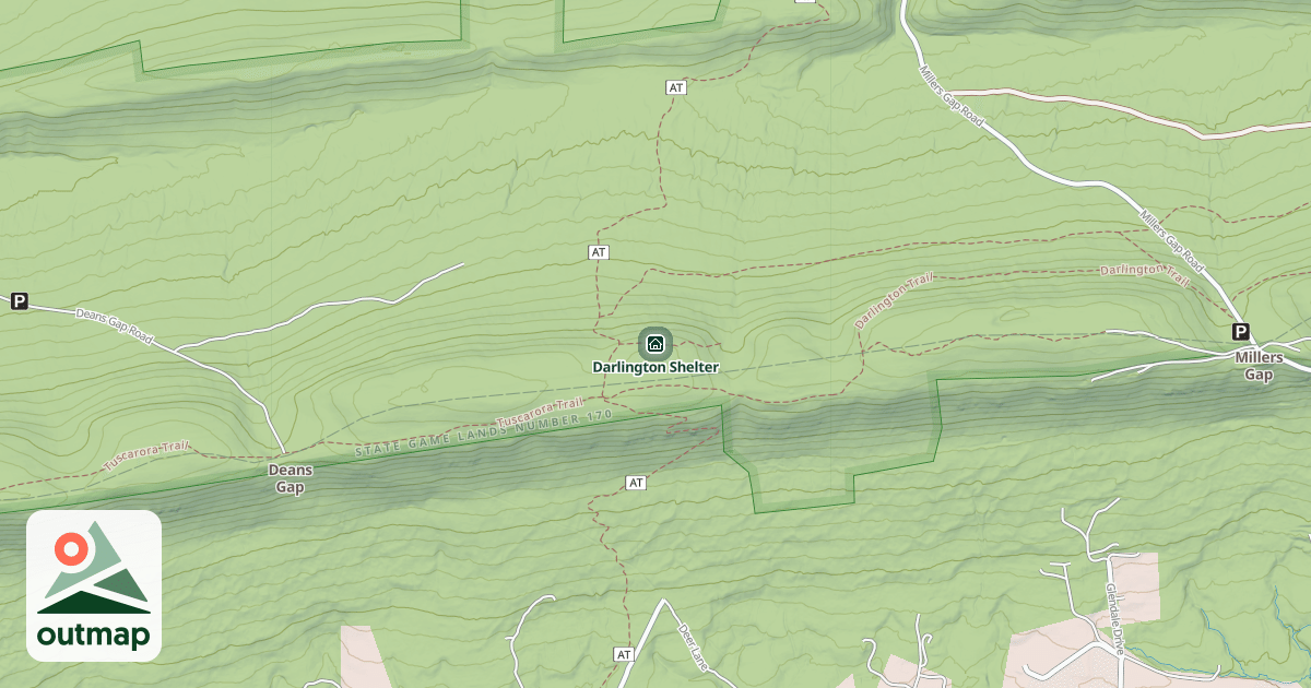 Map of Darlington Shelter