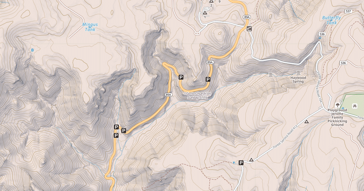 Map preview of I Go to Church on Sunday
