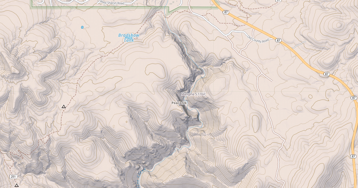 Map preview of Mangina