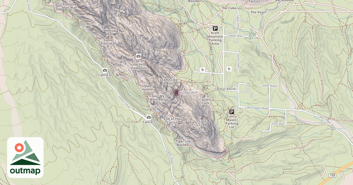 Map of Big Bad Wolf