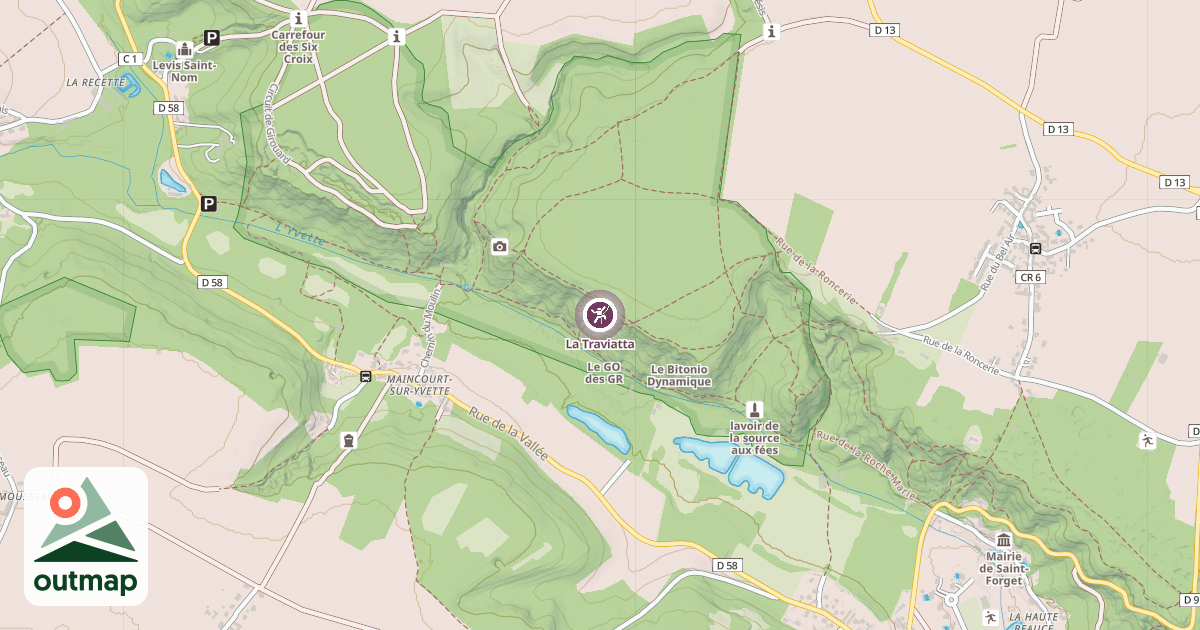 Map of La Traviatta
