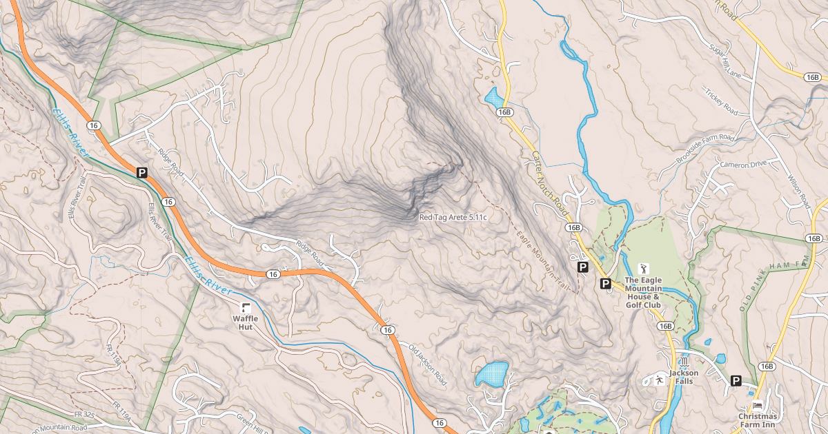 Map preview of Red Tag Arete
