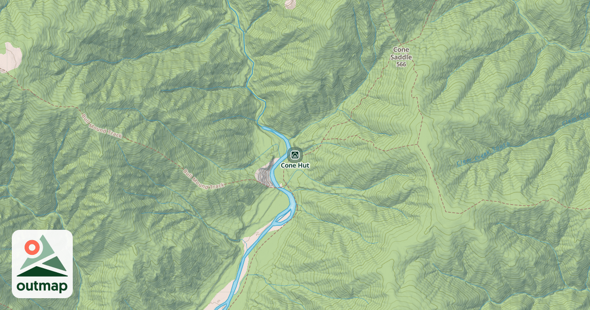 Map of Cone Hut