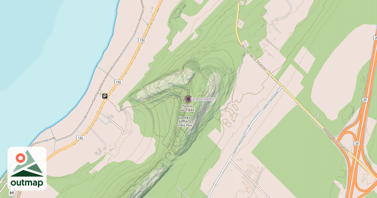 Map of Le gros menhir