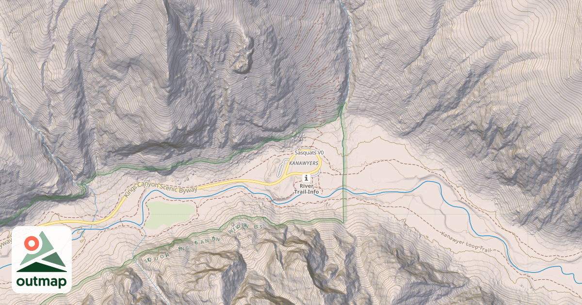 Map of Sasquats