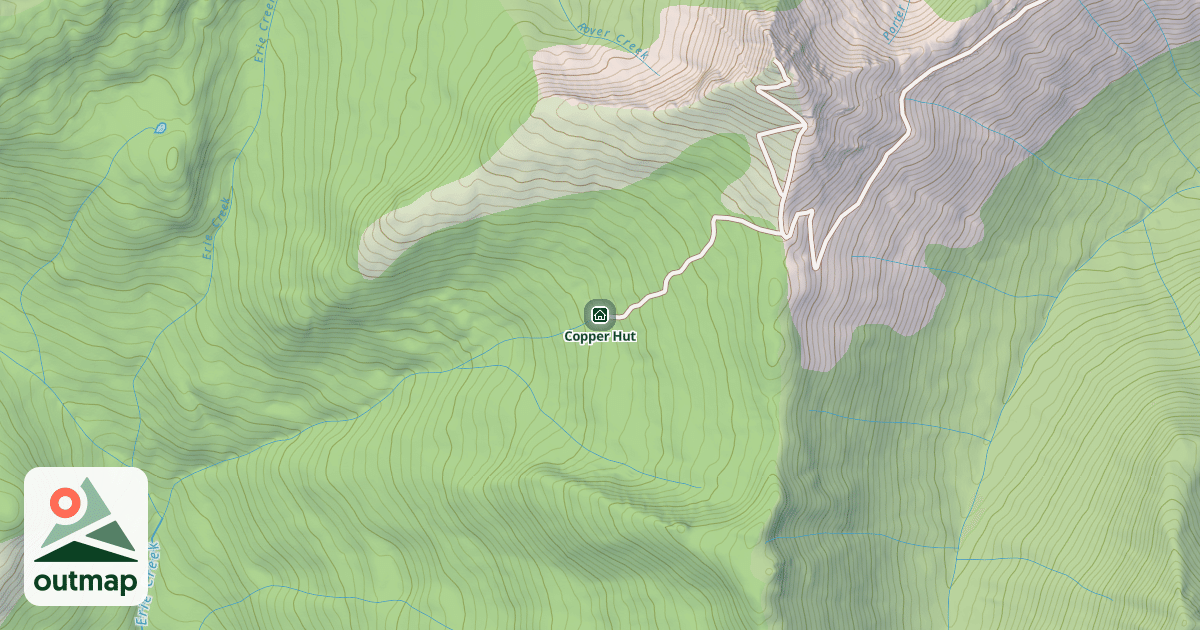 Map of Copper Hut