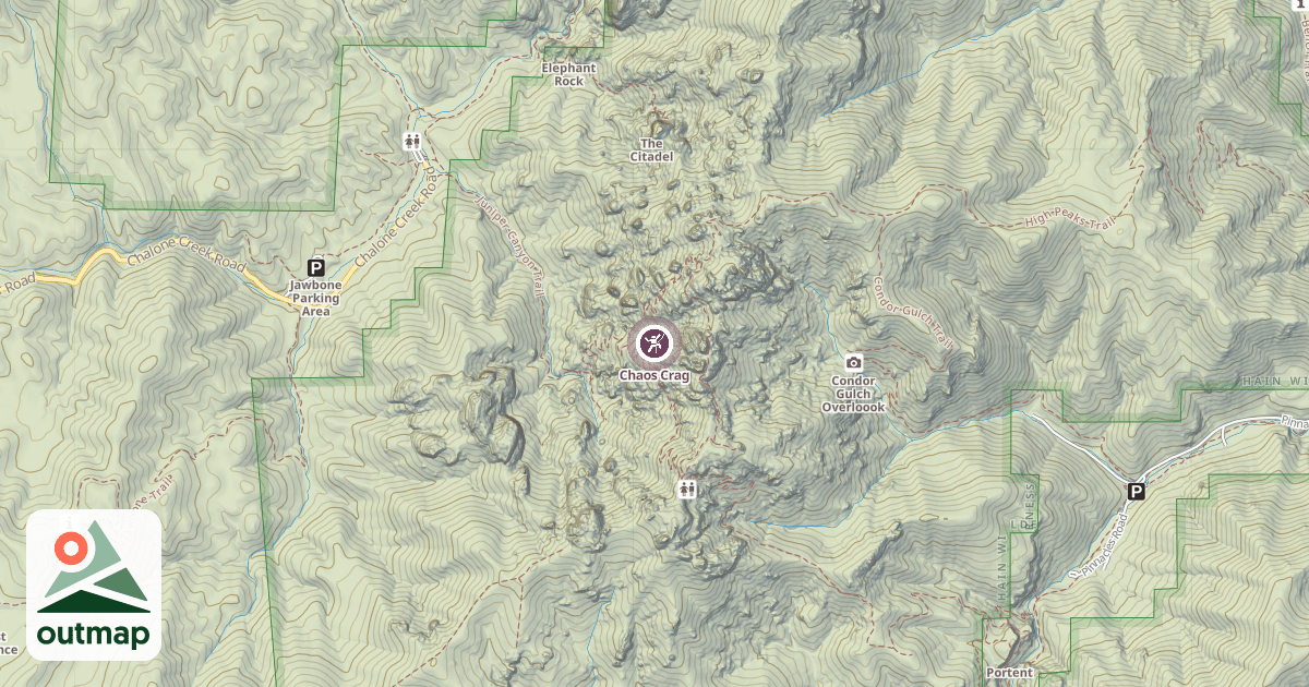 Map of Chaos Crag