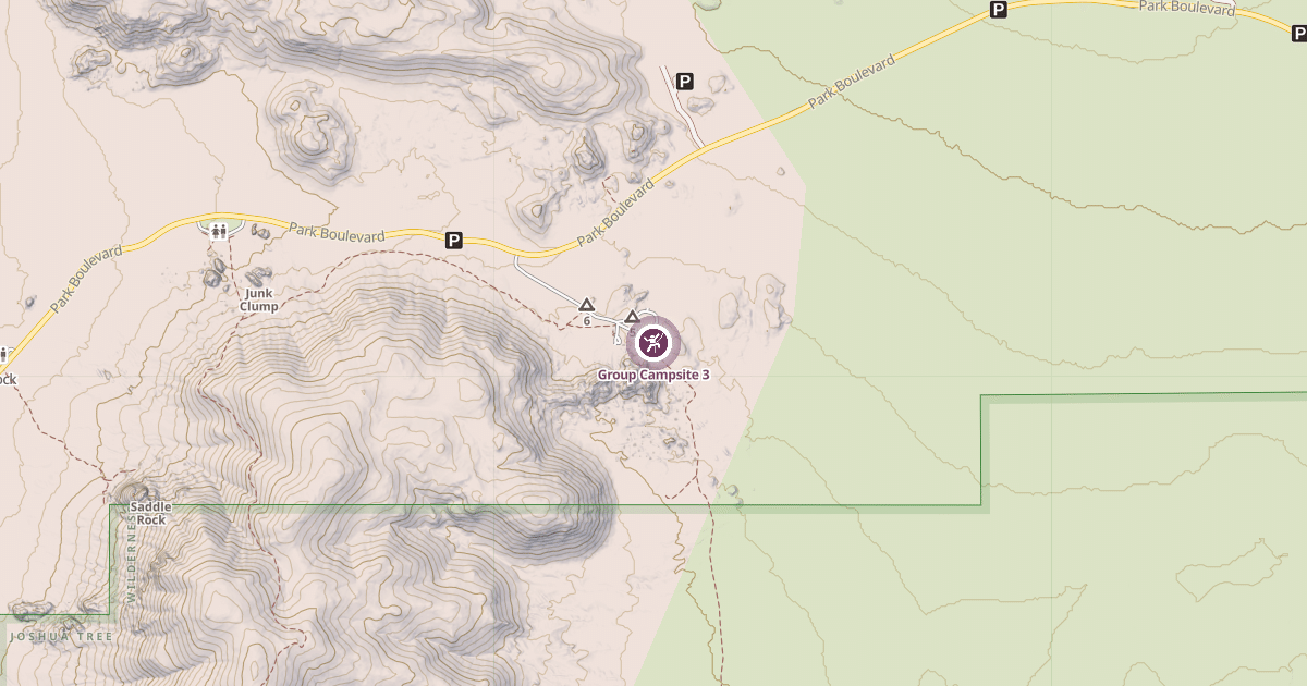 Map preview of Group Campsite 3