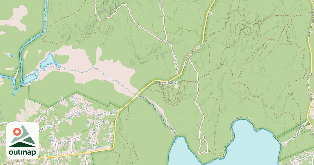 Map of Brown Eye