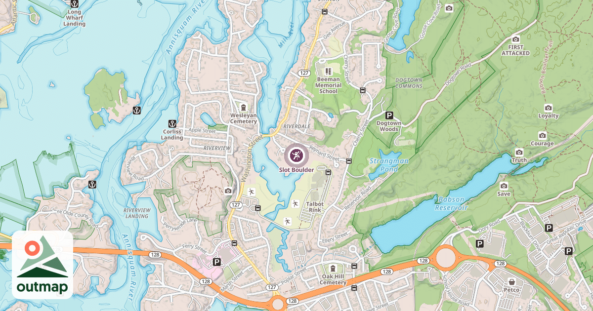 Map of Slot Boulder