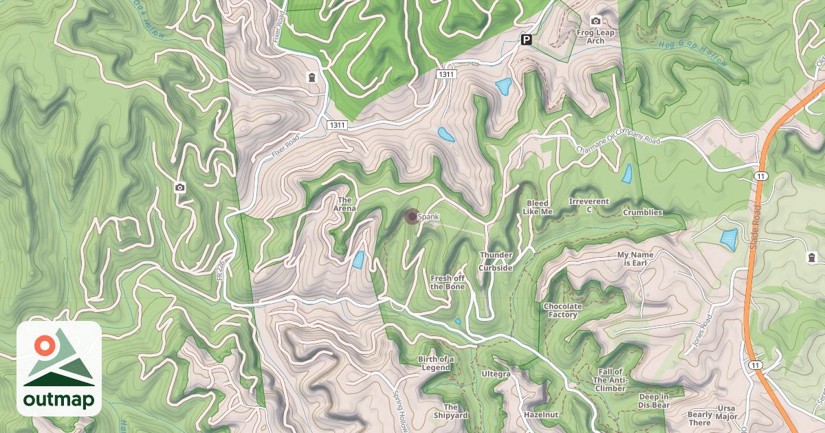 Map of Spank