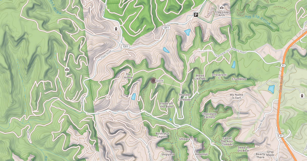 Map preview of Spank