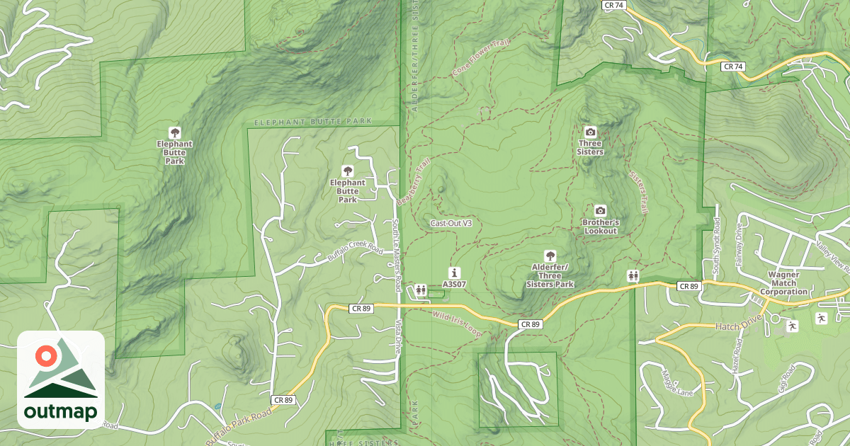 Map of Cast-Out