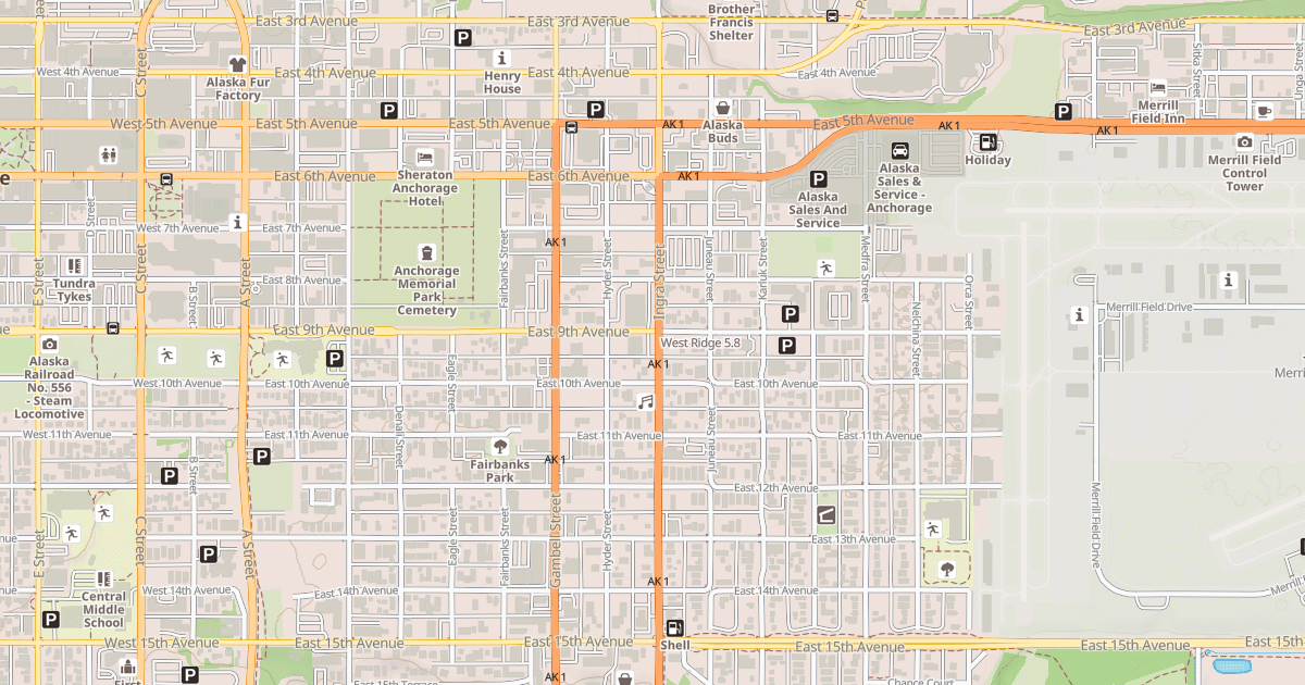 Map preview of West Ridge