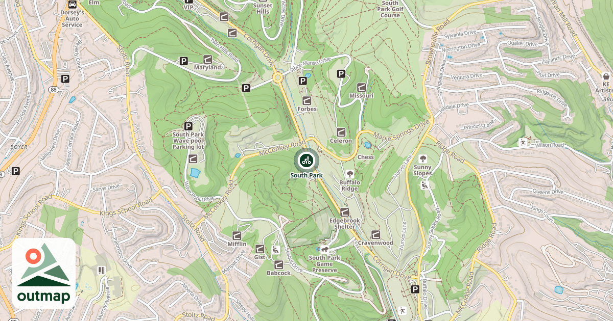 Map of South Park