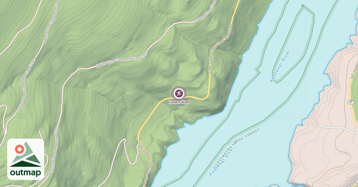 Map of Loners Wall